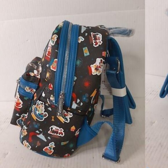 NWT Loungefly x Disney Parks Mickey and Friends Play in the Park Mini Backpack main image 5